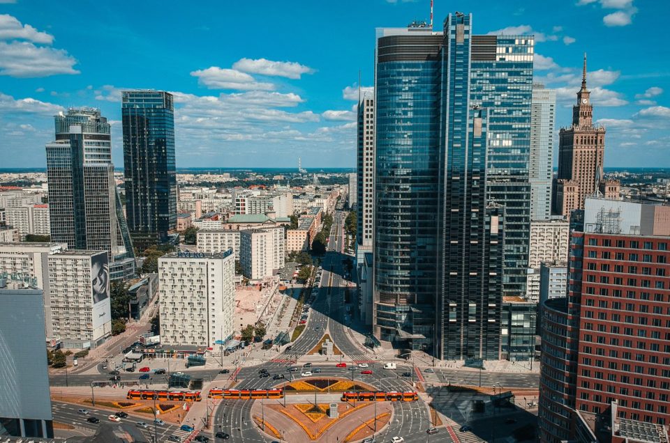 Warszawa z drona Lightroom CC Nauka podstawy edycji