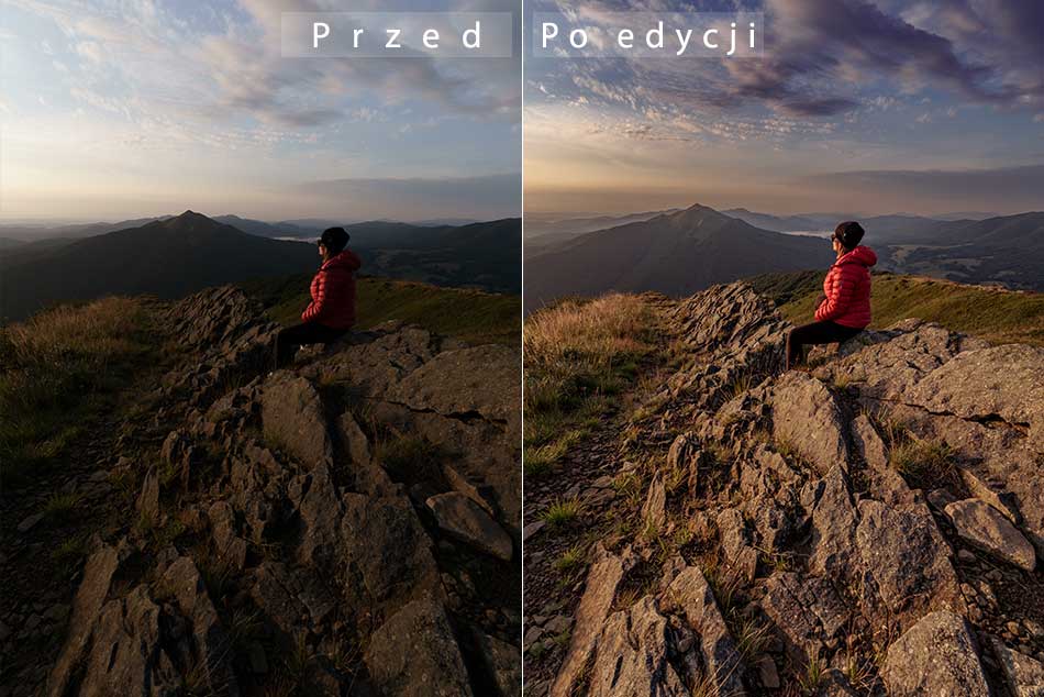 Kurs edycji zdjęć w Lightroom Przed i Po 1