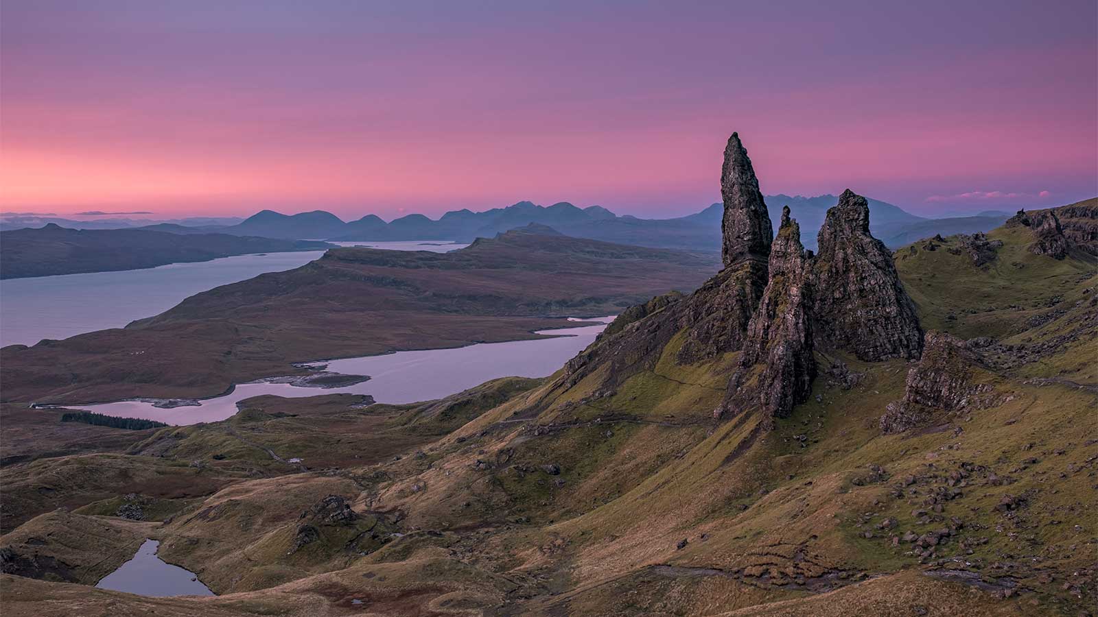 The Old Man of Storr, wyspa Skye, Szkocja, Wielka Brytania