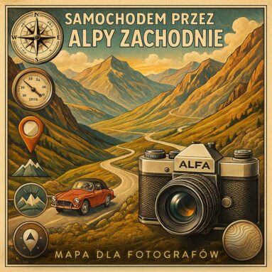 Mapa Alpy Zachodnie Przewodnik dla fotografów Włochy Francja